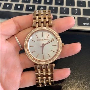 Rose gold Michael Kors watch